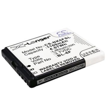 Replacement Battery Nokia BL-6F for N78 N79 - 1