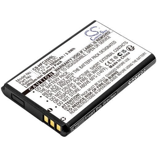 Emporia BAT-C120 Battery Replacement for Telme C120 C121 - 1