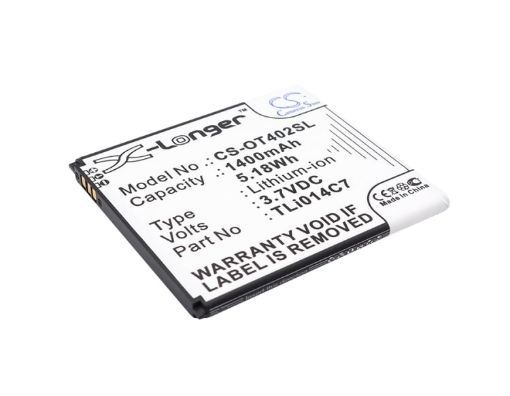 Alcatel TLi014C7 TLP020A2 Battery Replacement for One Touch Pixi First OT-4024 - 1