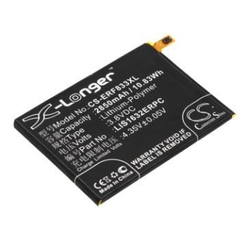 Battery Replacement Sony Ericsson 1305-6549 LIS1632ERPC for F8331 F8332 - 1