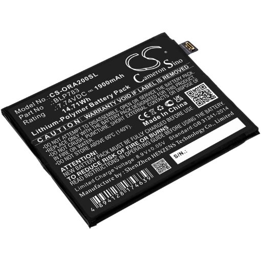 Picture of Battery Replacement Oppo BLP783 for Ace2 2020 PDHM00