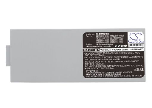 Picture of Battery Replacement Network 4416700000051 442670000005 442670040002 442670060001 442870040002 CGR18650HG2 ICR-18650G for NBI1014 NBI7521