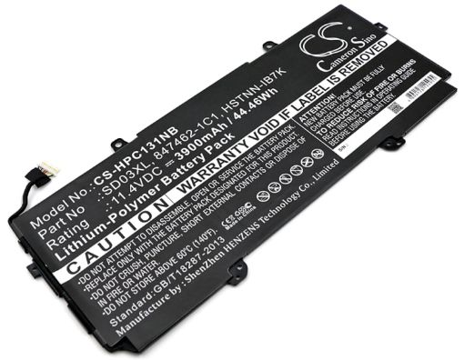 Battery Replacement for HP 847462-1C1 Chromebook 13 G1 Core M5 - 1