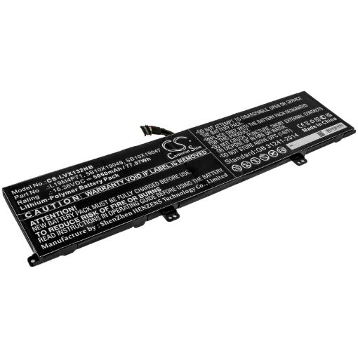 Picture of Battery Replacement Lenovo 5B10X19049 L19M4P71 SB10X19047 for ThinkPad X1 Extreme Gen 3 ThinkPad X1 Extreme Gen 3 20TK