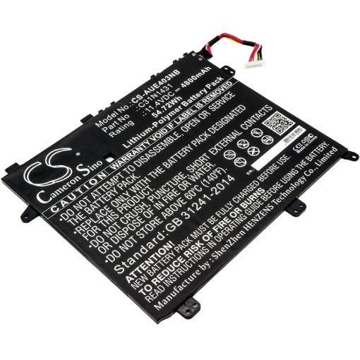 Battery Replacement Asus 0B200-01600000 C31N1431 for E403NA-FA003T - 1