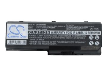 Replacement Battery for Toshiba PA3536U-1BRS PA3537U-1BAS PA3537U-1BRS - 1