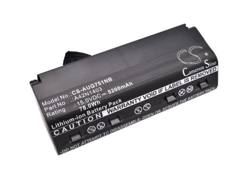 Battery Replacement Asus 0B110-00290000M A42LM93 A42LM9H A42N1403 for G751 G751J - 1