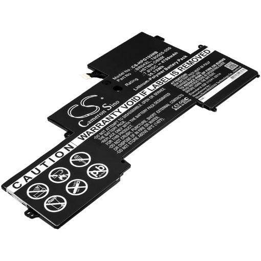 BR04XL Battery Replacement for HP EliteBook 1030 G1-Y0E99UP & G1-Y4X52US - 1
