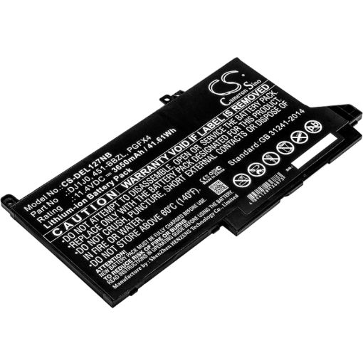 Dell 451-BBZL Battery Replacement for Latitude 12 (7280-K8X0T) - 1