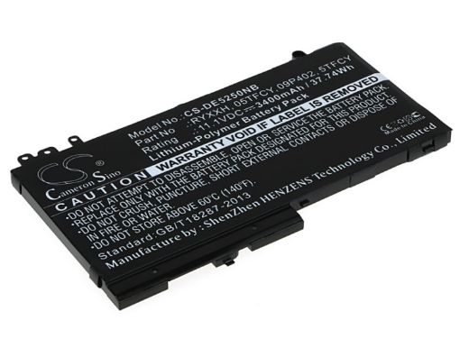 Picture of Battery Replacement Dell 05TFCY 09P402 0JY8D6 0PYWG 0RDRH9 0RYXXH 0VVXTW 0YD8XC 451-BBUJ 451-BBUK for Latitude 12 5000 Latitude 12 E5250
