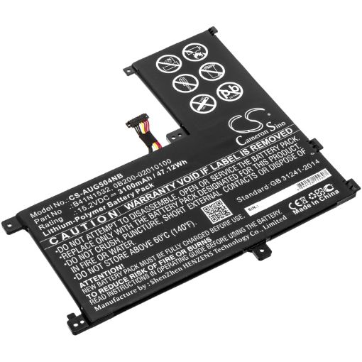 Battery Replacement Asus 0B200-02010100 B41N1532 for Q504U Q504UA - 1