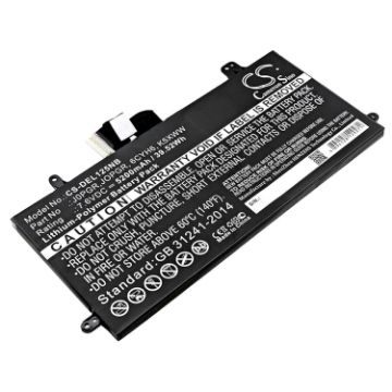Replacement Battery Dell 51KD7 6CYH6 B102286-0001 J0PGR for Latitude 12 5285 2-in-1 - 1