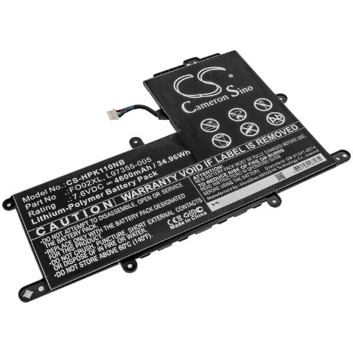 HP FO02XL L97355-005 Battery Replacement for Chromebook 11A-NA - 1