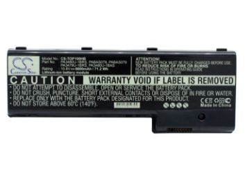 Replacement Battery for Toshiba PA3479U-1BRS PA3480U-1BAS PABAS078 PABAS079 - 1