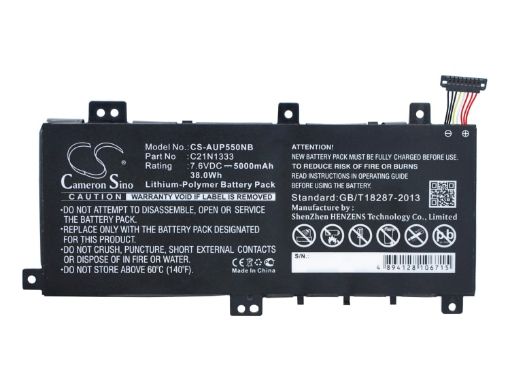 Battery Replacement Asus 0B200-00860000 C21N1333 for J550LA J550LAB - 1
