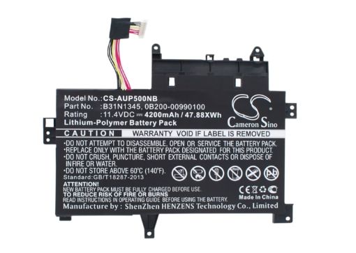 Battery Replacement Asus 0B200-00990100 B31N1345 for Transformer Book Flip TP500LA/LB - 1