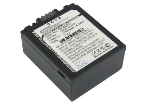 Replacement Battery for Panasonic DMW-BLB13 for Lumix DMC-G1 SLR - 1