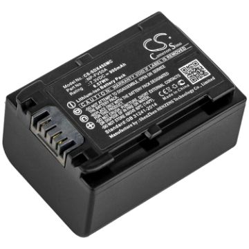 Sony NP-FV50A Battery Replacement for FDR-AX33 FDR-AX40 - 1