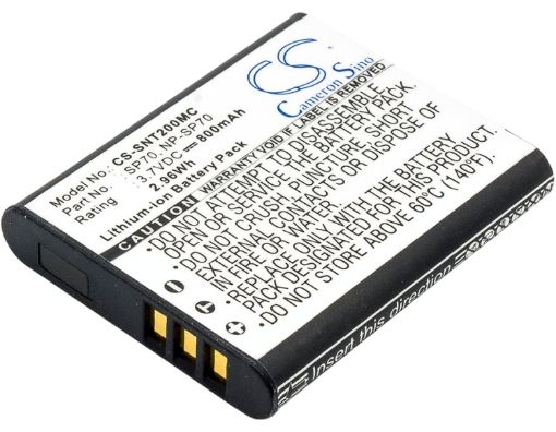 Picture of Battery Replacement Sony 4-261-368-01 NP-SP70 SP70 SP70A SP70B for Bloggie Duo Bloggie MHS-FS2