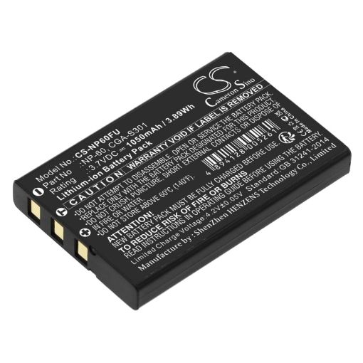 Insignia 084-07042l-026 Battery Replacement for DV720 NS-DCC5HB09 - 1