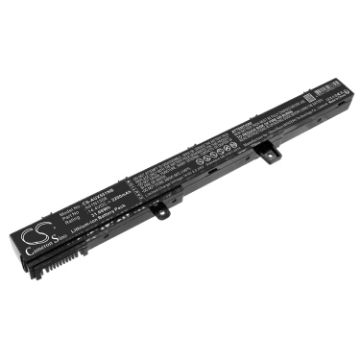 Battery Replacement Asus 0B110-00250100M A31N1308 A41N1308 X45Li9C for 90NB0341-M00910 - 1