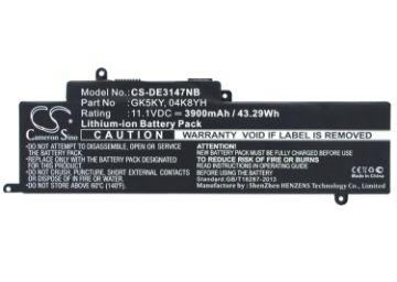 Battery Replacement Dell 04K8YH 092NCT 0GK5KY 0WF28 451-BBKK 451-BBPG 4K8YH 92NCT CK5KY GK5KY P20T P20T003 - 1
