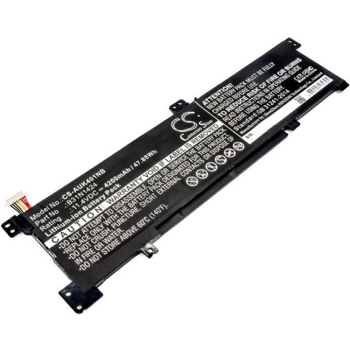Battery Replacement Asus 0B200-01390000 B31N1424 for A400U A401L - 1