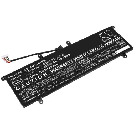 Picture of Battery Replacement Asus 0B200-03520000 0B200-03520100 C41N1901 for ZenBook 14 UX481F ZenBook 14 UX481FL