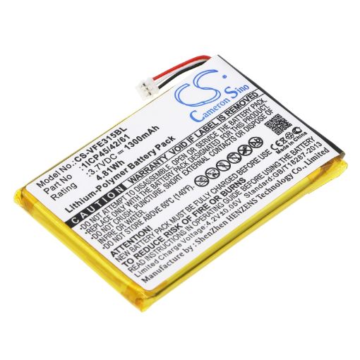 Picture of Battery Replacement Verifone 1ICP45/42/61 BPK087-300 BPK087-300-01-A for e315 e315M