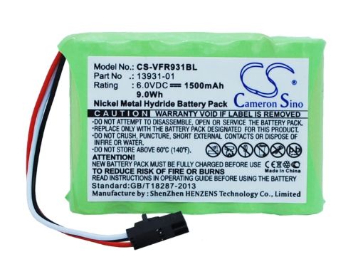 Verifone 13466-01 13931-01 Battery Replacement for CPU-4 CPU-5 - 1