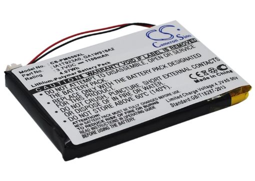 Battery Replacement Palm GA1W918A2 GA1W922A2 IA1T923A0 IA1TA16A0 IA1W416A2 IA1W721H2 PBA80860US - 1