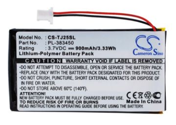 Sony PL-383450 Battery Replacement for Clie PEG-TJ25 PEG-TJ35 - 1