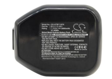 Hitachi BCC715 EB7 Battery Replacement for DN10DSA DN10DTA - 1