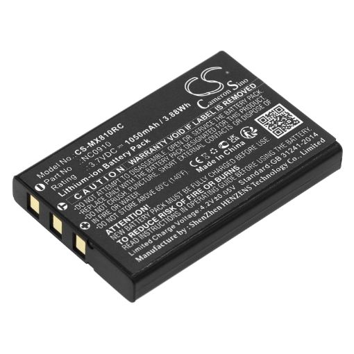 Battery Replacement Urc BATTMX880 NC0910 UT-BATTMX880 for MX-810 MX-810i - 1