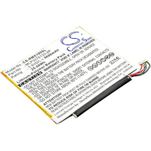 Picture of Battery Replacement Verizon MLP3276120-2P for Ellipsis 10 Ellipsis 10 16GB
