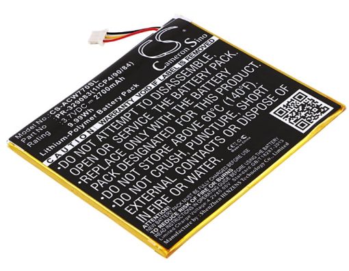 Battery Replacement Acer KT.0010H.003 PR-329083 for Iconia One 7 B1-770 - 1