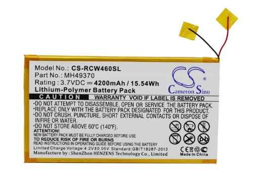 RCA MH49370 Battery Replacement for 10" RCT6203W46 - 1