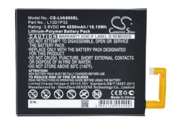 Lenovo L13D1P32 Battery Replacement for IdeaPad A5500 A8 - 1