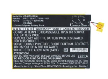 HP 781101-001 Battery Replacement for Slate 10 Plus - 1