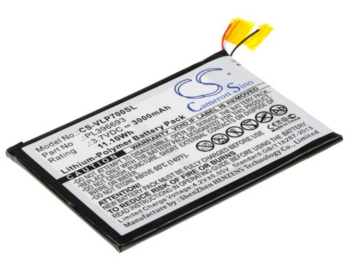 Visual Land PL396693 Battery Replacement for ME-7G-8GB Prestige 7G 7" - 1