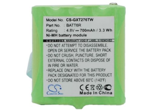Midland AVP6 BATT6R Battery Replacement for C881 GXT635 - 1