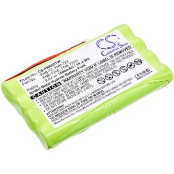 Battery Replacement Vertex FNB-72 FNB-72x FNB-72xe FNB-72xh FNB-72xx FNB-85 for FT-817 FT-817ND - 1