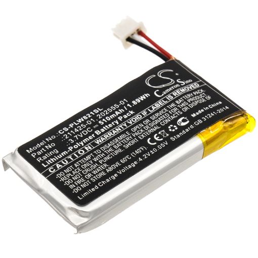 Battery Replacement Plantronics 202555-01 211425-01 for Savi 8210 - 1