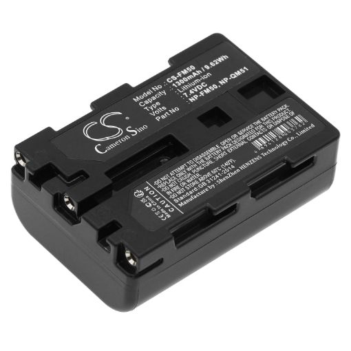Sony NP-FM30 NP-FM50 NP-FM51 NP-QM50 NP-QM51 Battery Replacement for CCD-TR108 CCD-TR208 - 1