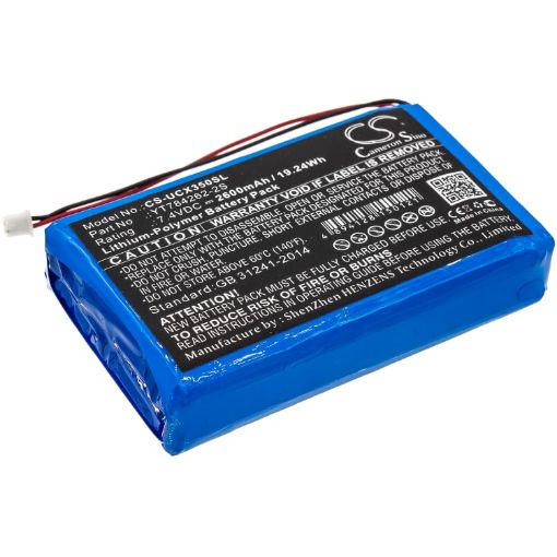 Uniwell YT784262-2S Battery Replacement for CX3500 - 1