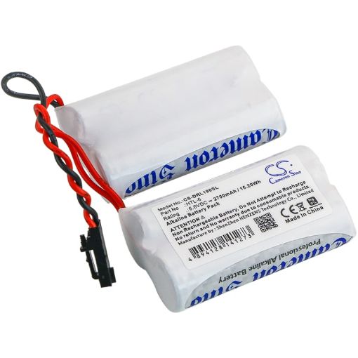 Battery Replacement Saflock 6800-12-1 HTL-6 for 6800121 S90040 - 1