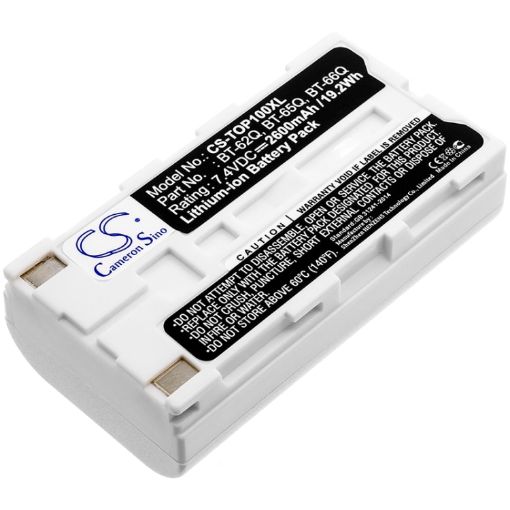 Topcon BT-30 BT-62Q BT65Q BT66Q BT-66Q Battery Replacement for FC100 FC-100 - 1
