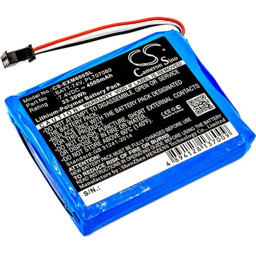 Picture of Battery Replacement Extech BATT-74V PL707080 for MS6000 MS6000 Oscilloscopes