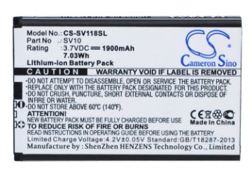 Sieval SV10 Battery Replacement for SV-118 - 1