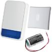 Battery Replacement Visonic 0-102710 09912K 0-9912-K for MC-S710 - 6